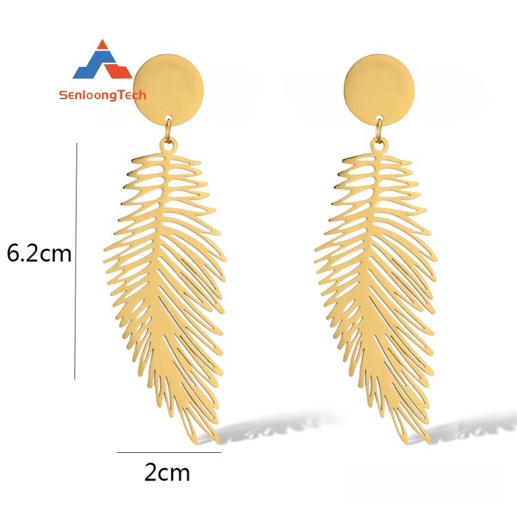 Etched Ethnic Style Earrings